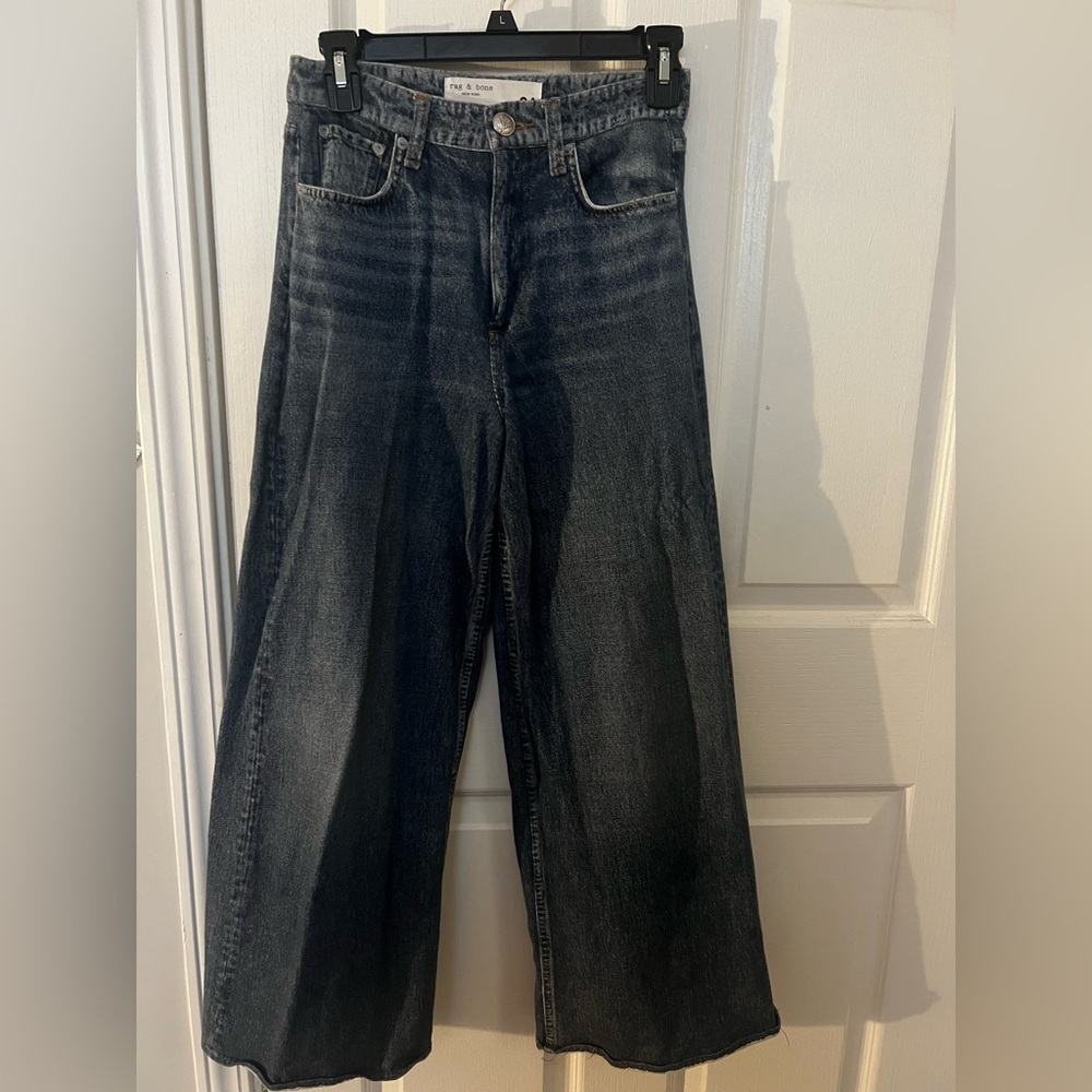 rag & bone Miramar Dark Wash Relaxed Jeans
